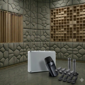 Kit Profesional de Micrófonos para Batería Acústica