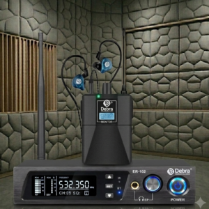 Sistema de Monitoreo Personal In-Ear Inalámbrico Dēbra ER-102